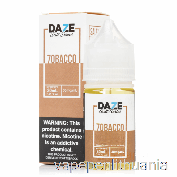 7obakas - 7 Daze Druska - 30ml 30mg Vape Skysčio